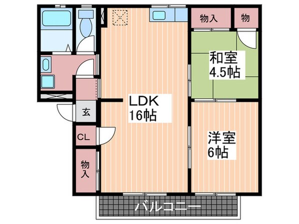 サンブランシェ　Ｂ棟の物件間取画像